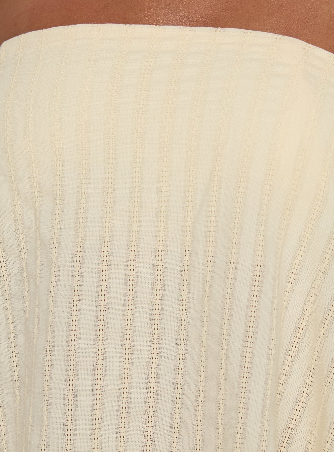 Gypsea Strapless Swing Mini Dress Butter Yellow - Image 6