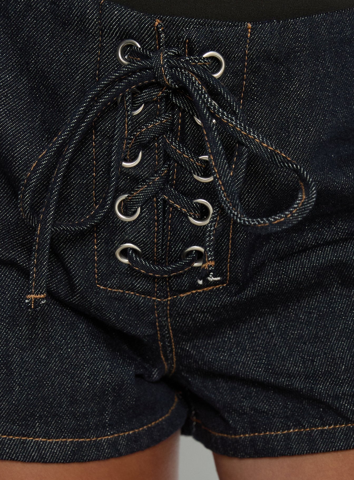 Thunderbird Micro Shorts Dark Indigo Wash - Image 6