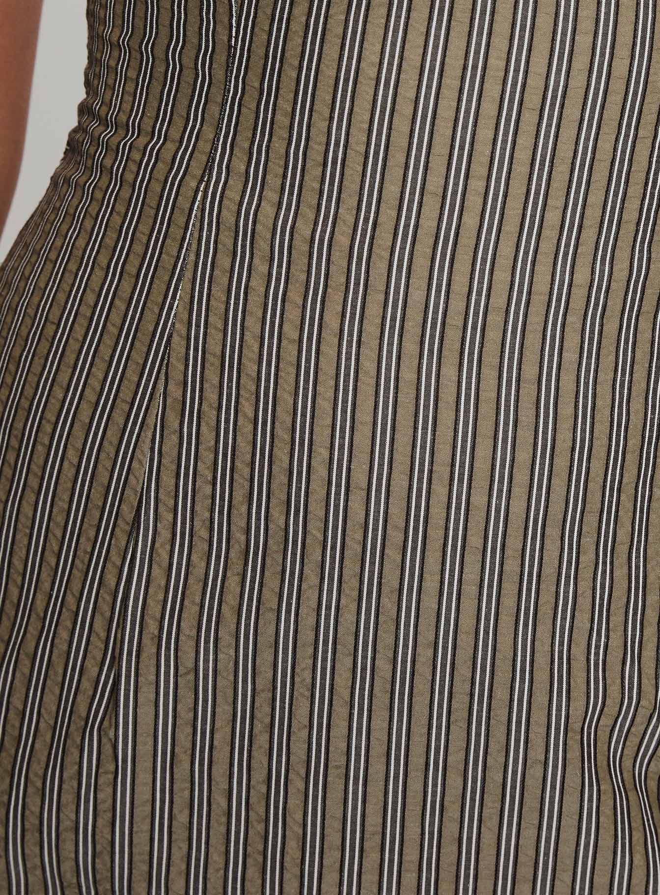 Yumiko Romper Green Stripe Tall - Image 6
