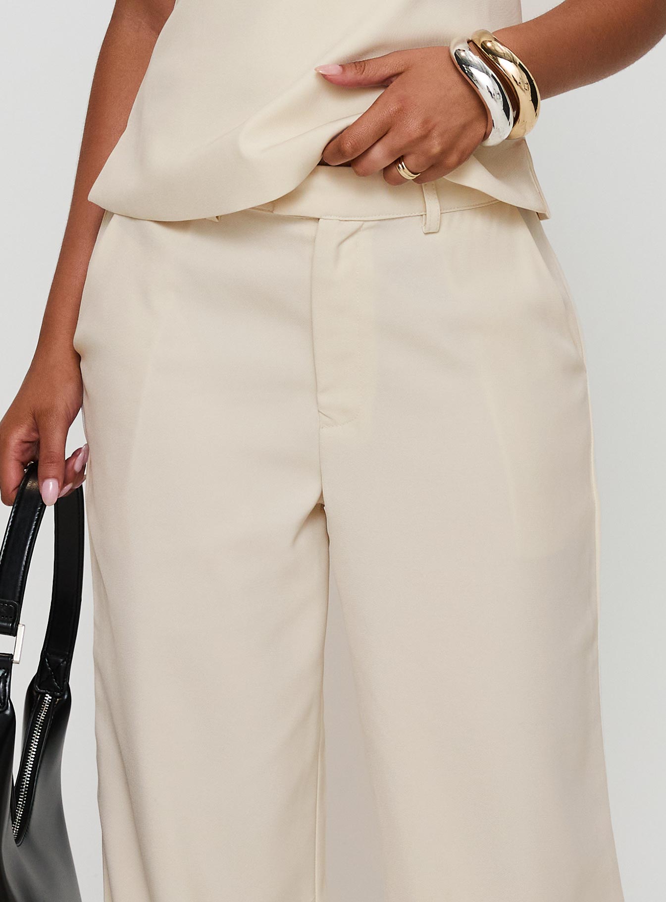 Irresistible Wide Leg Pant Cream - Image 6