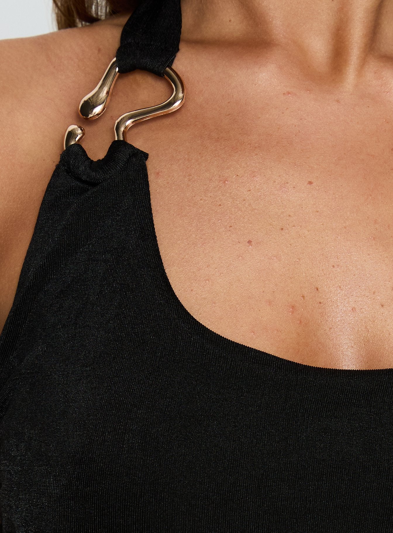 Celestea Hardware Detail Playsuit Black - Image 6