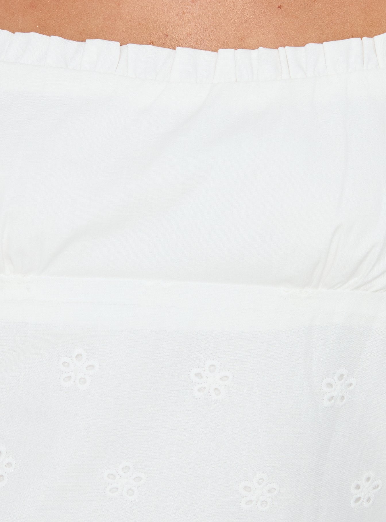 Tiriah Embroidered Cami Top White - Image 6