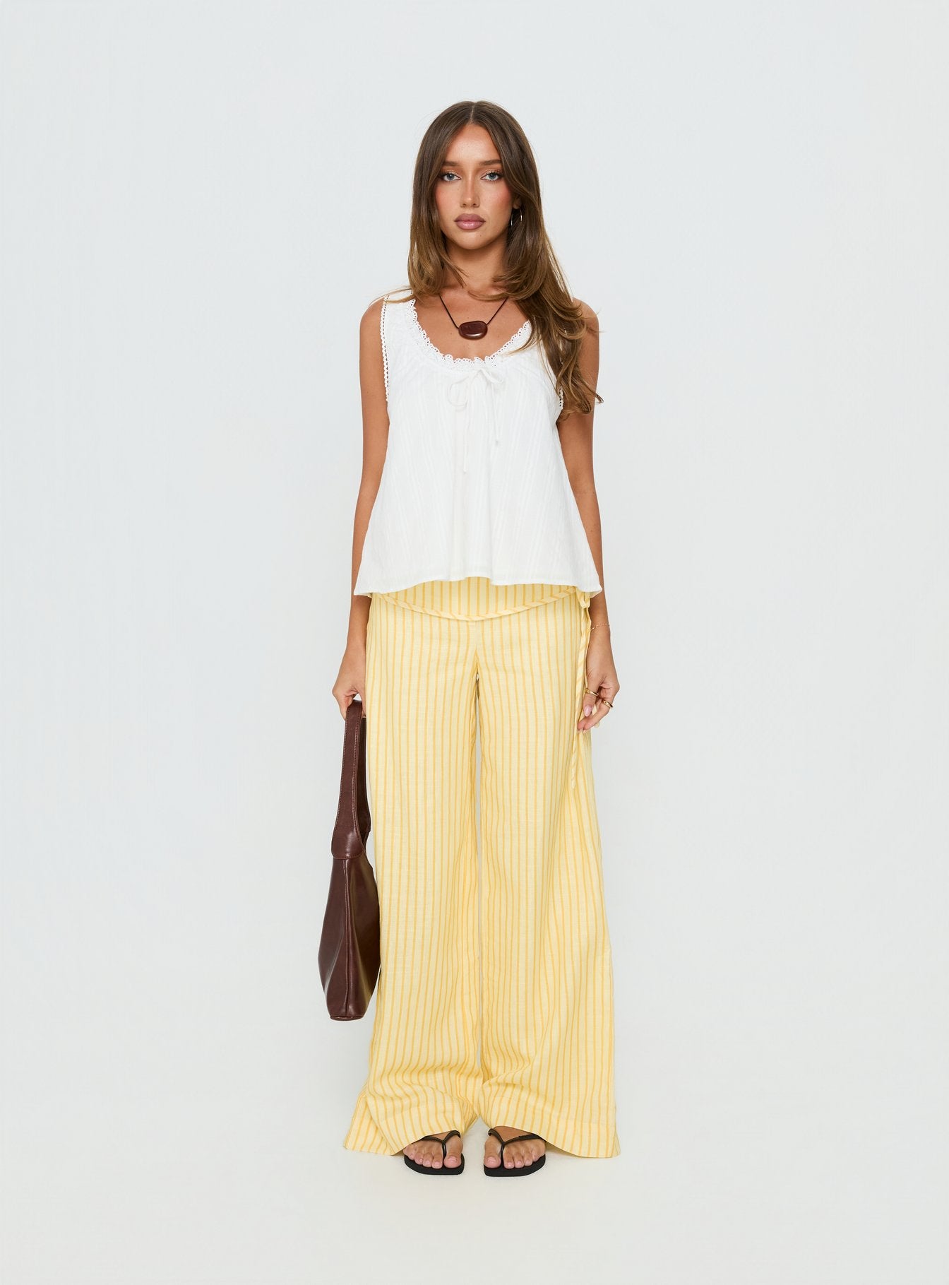 Silver Moon Pants Yellow Stripe - Image 6