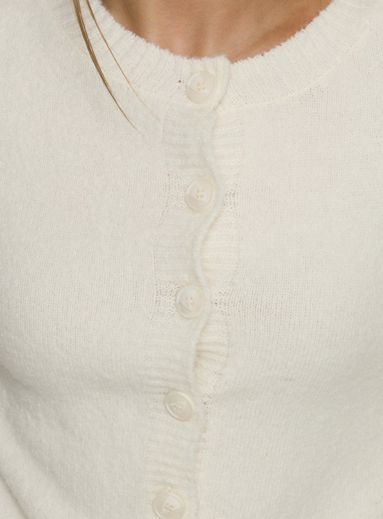 Denmark Cardigan White - Image 6