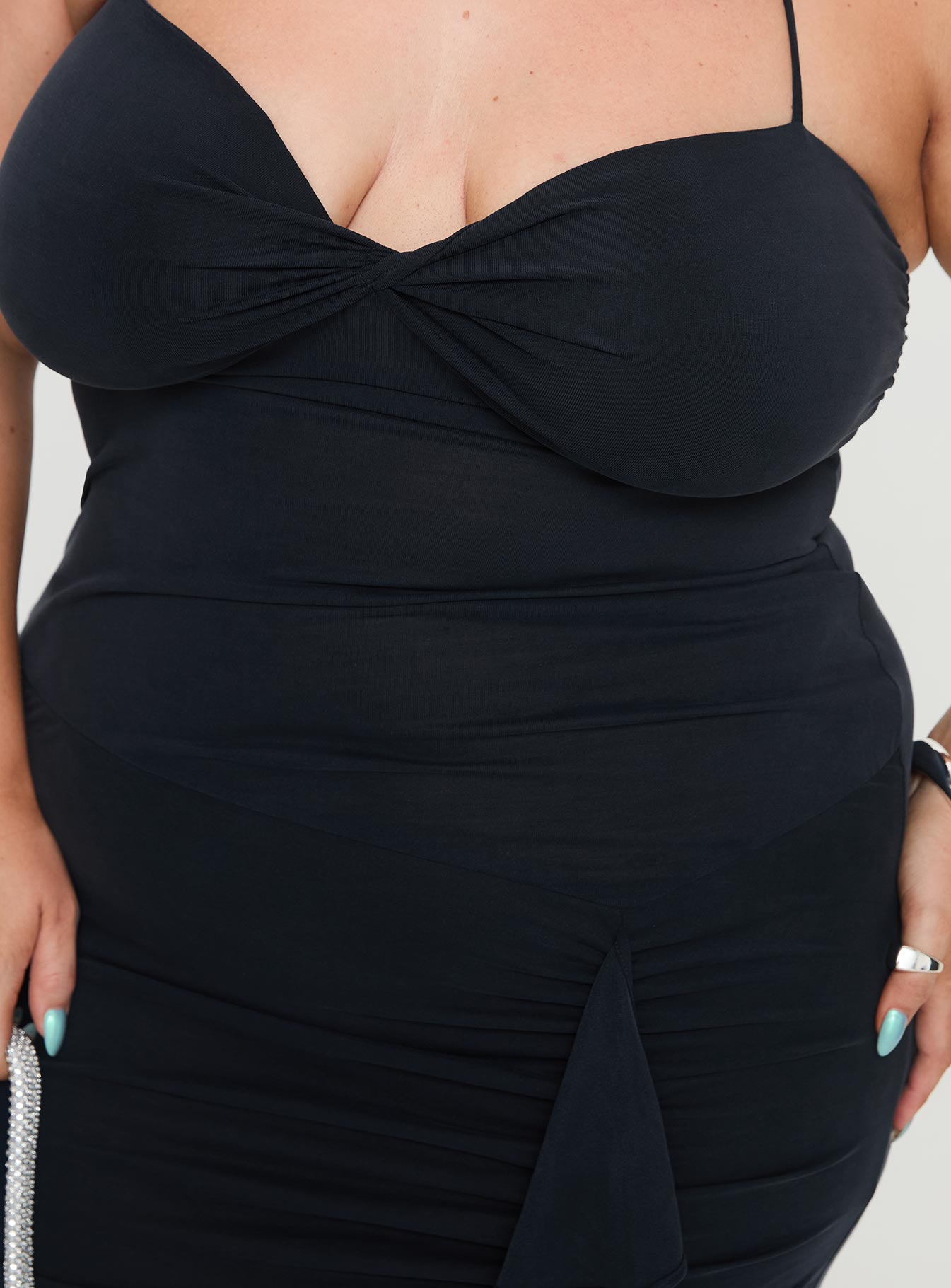 Destinations Maxi Dress Navy Curve - Image 6