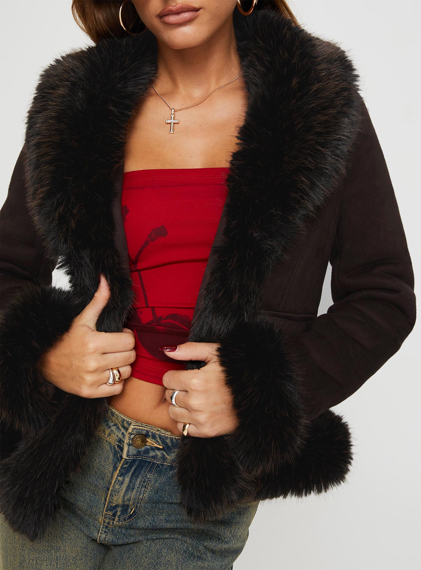 Graciel Penny Lane Jacket Chocolate - Image 7