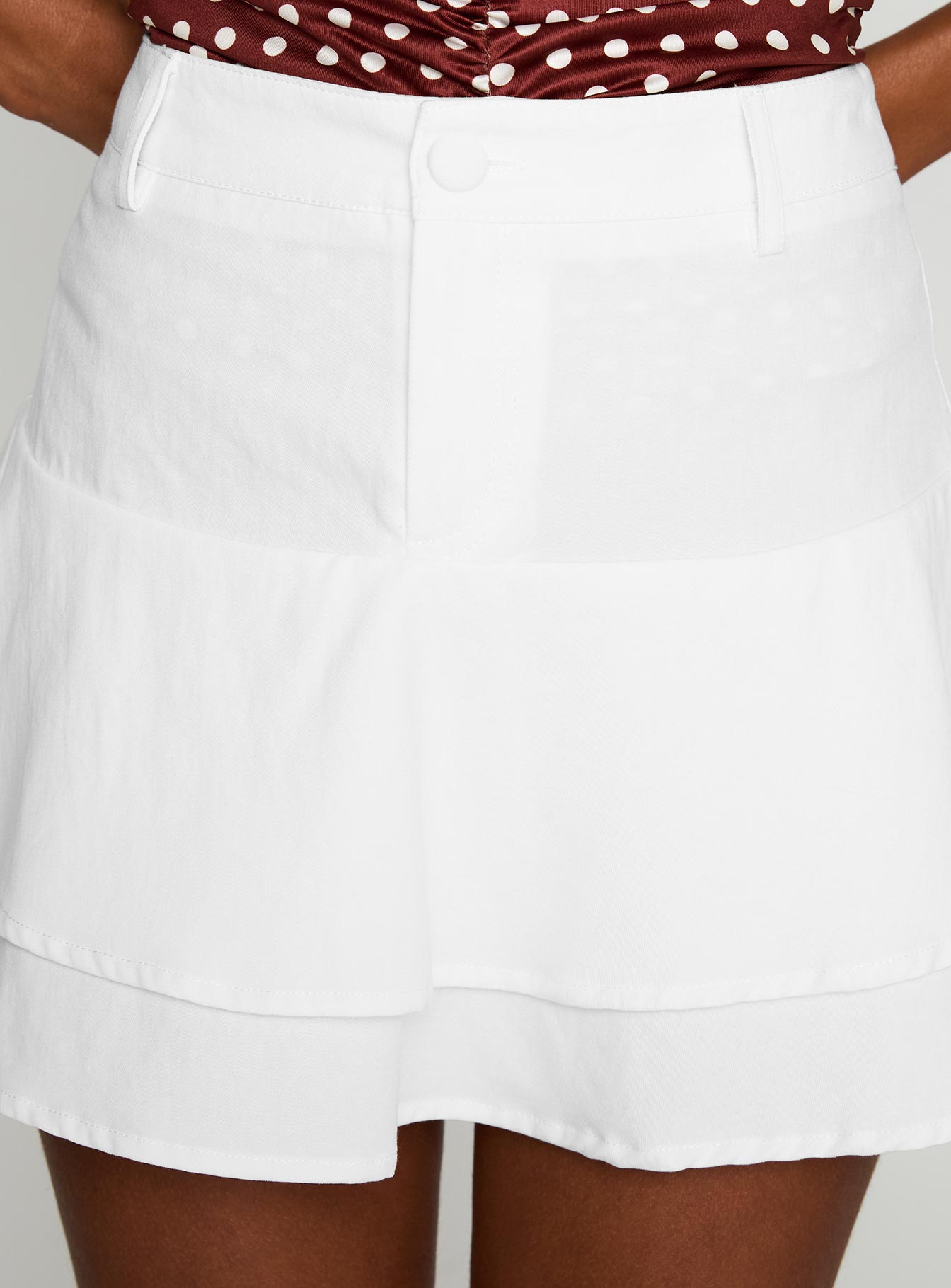 Boderek Mini Skirt White - Image 6