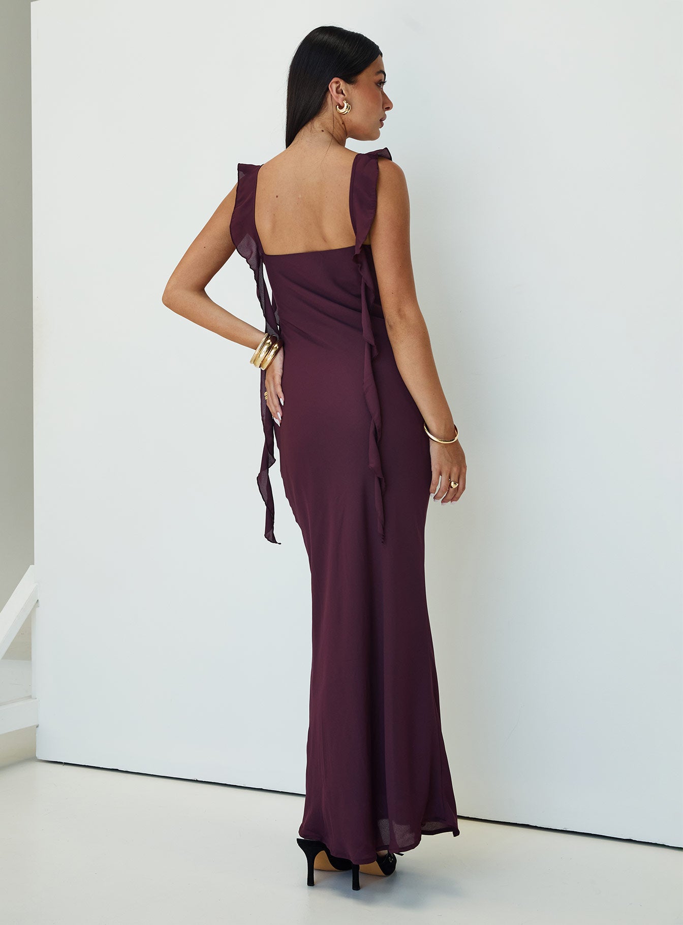Lanai Maxi Dress Plum Petite - Image 5