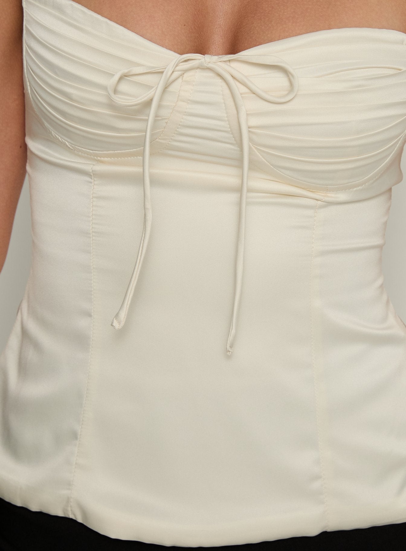 Hildy Tie Back Top Butter - Image 6