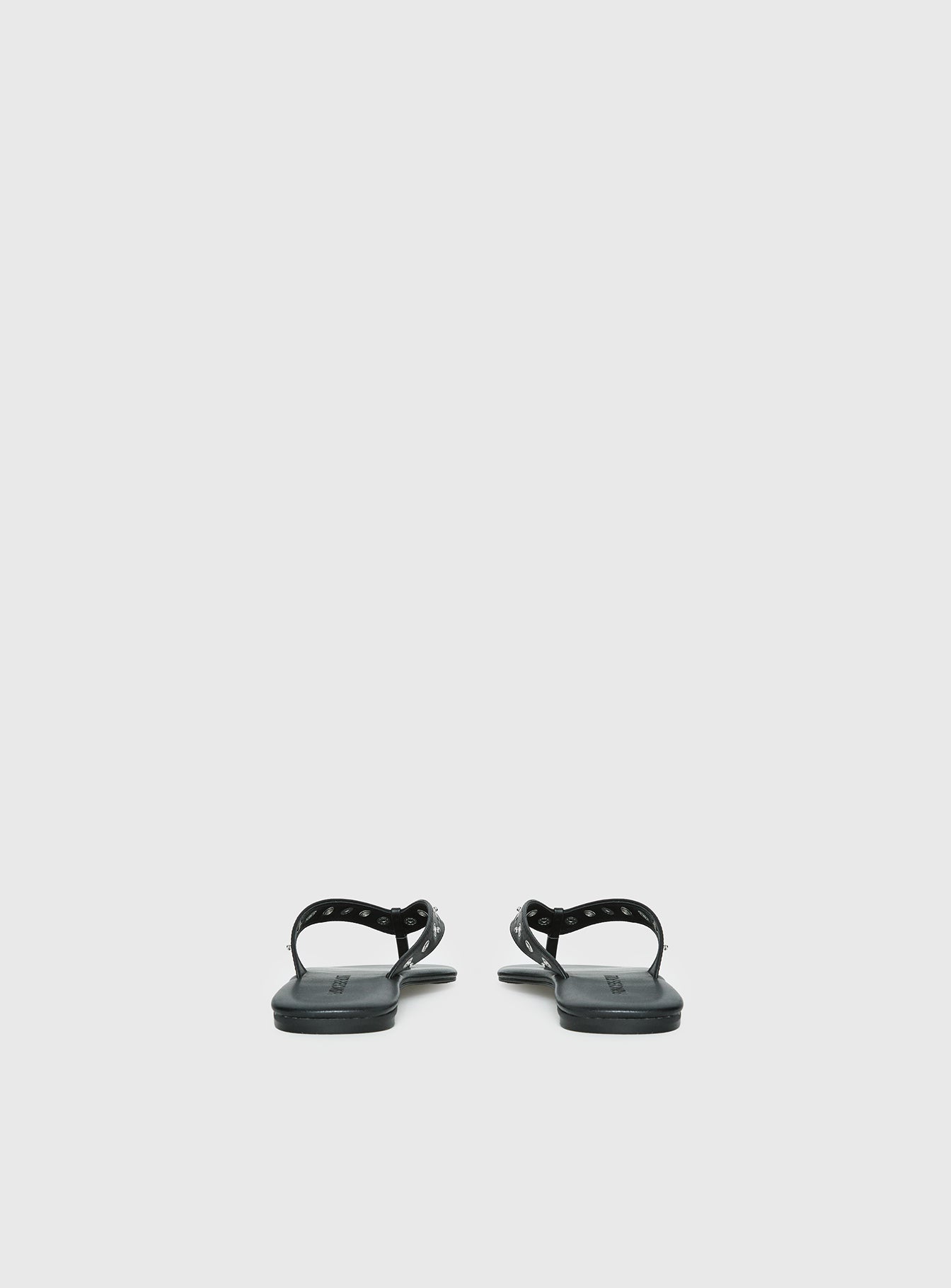 Lyana Eyelet Detail Sandals Black - Image 5