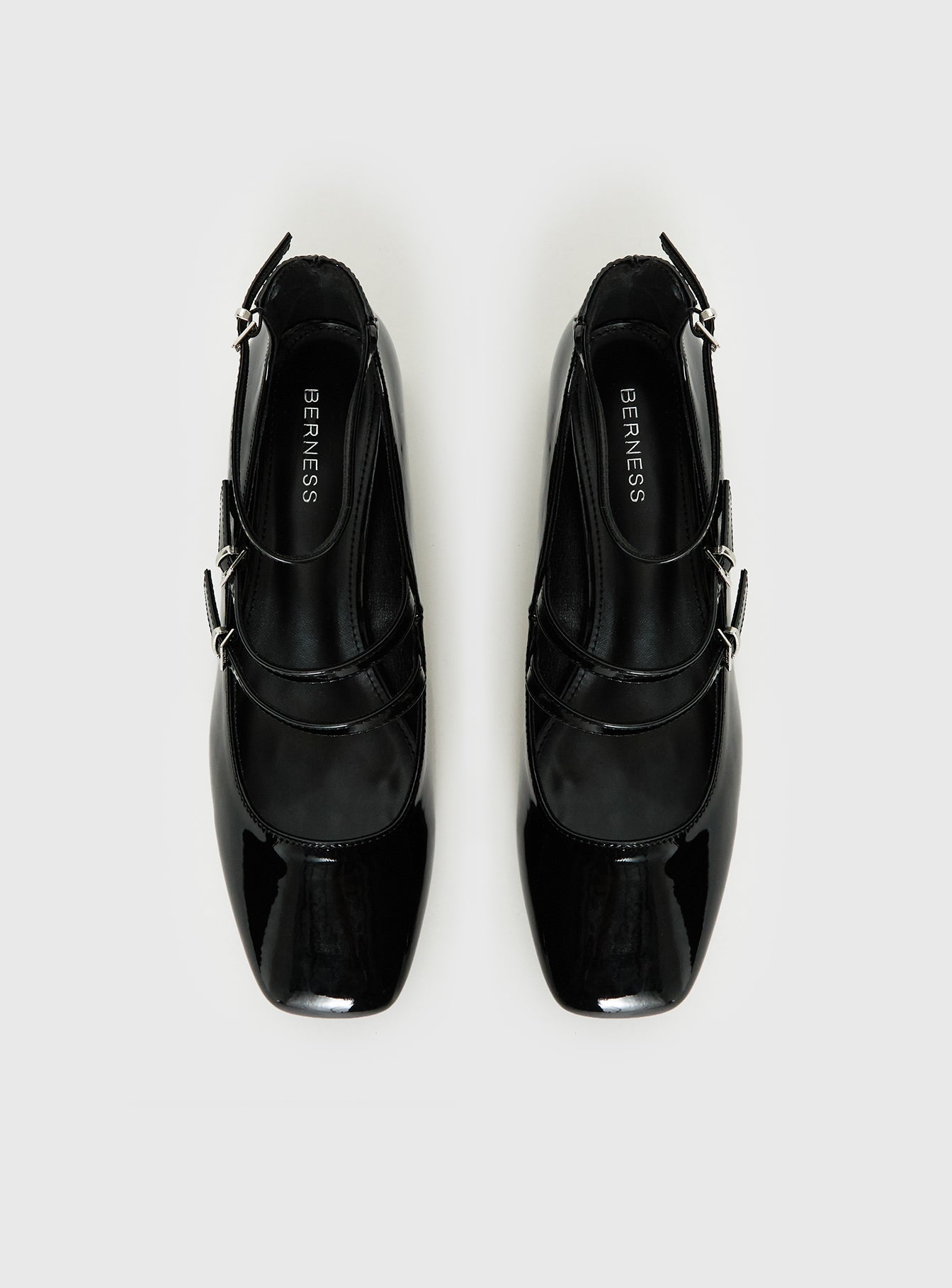 Berta Heels Black Patent - Image 5
