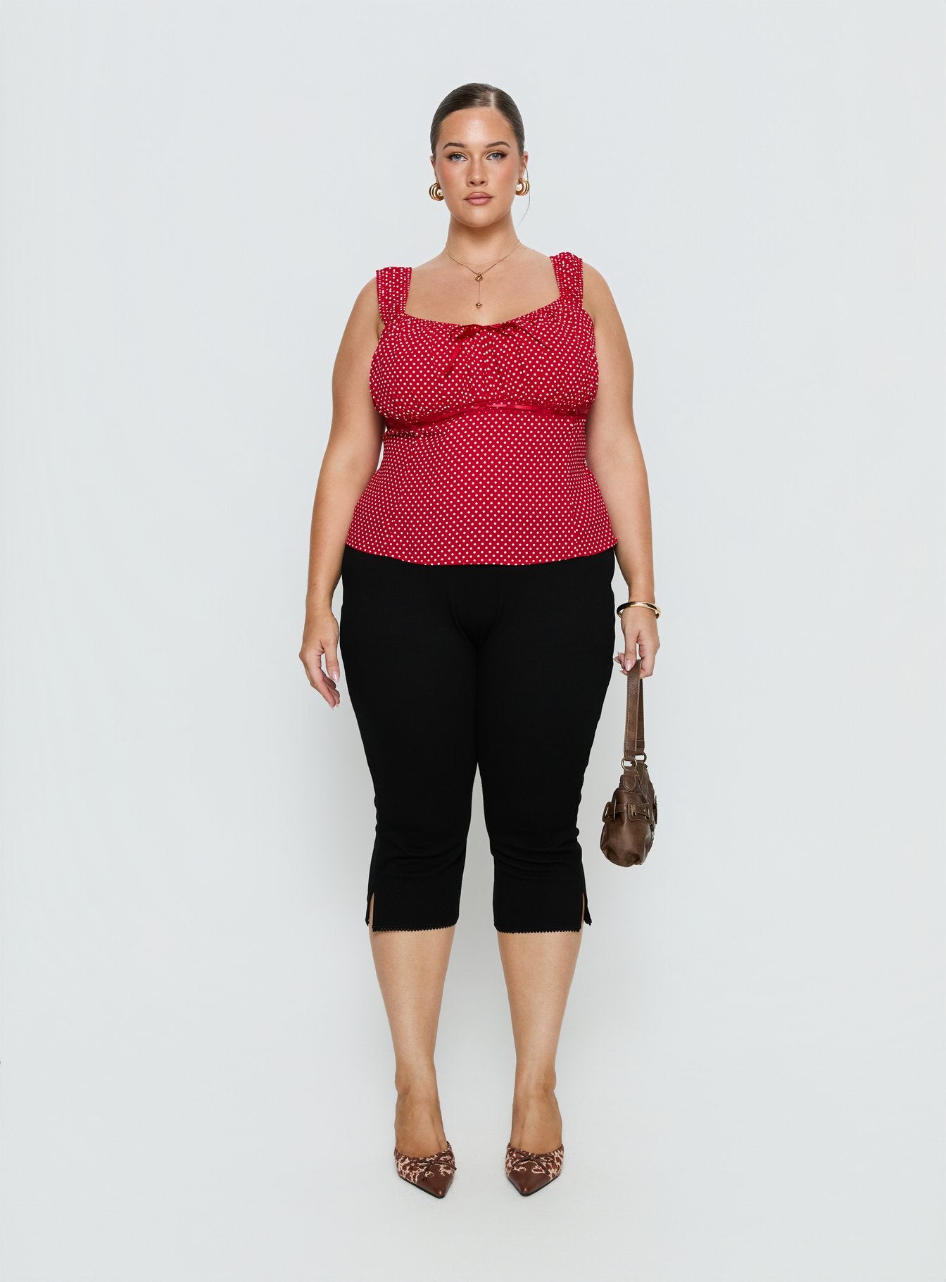 Garconne Top Red Polka Curve - Image 7
