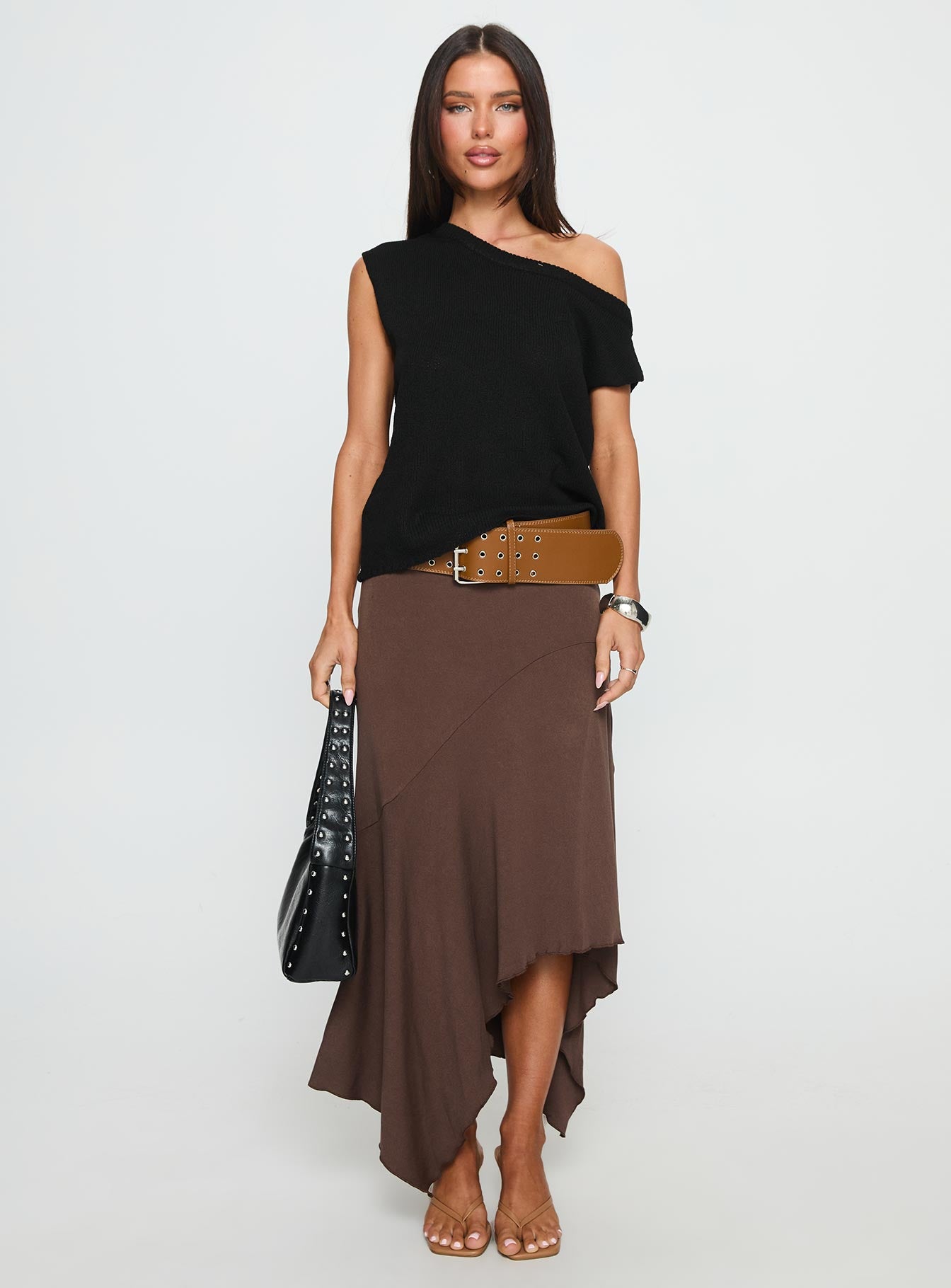 Ashfield Off Shoulder Top Black - Image 7