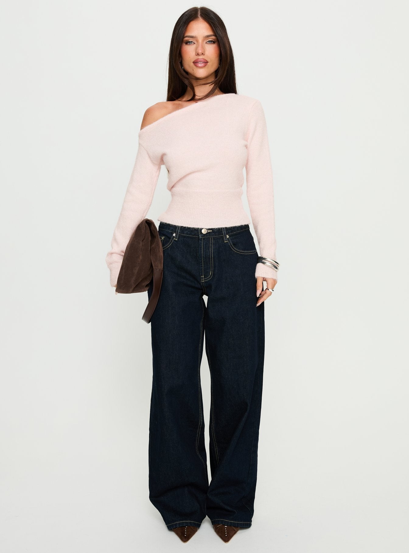 Serenitia Mid Rise Relaxed Jeans Dark Raw Wash - Image 8
