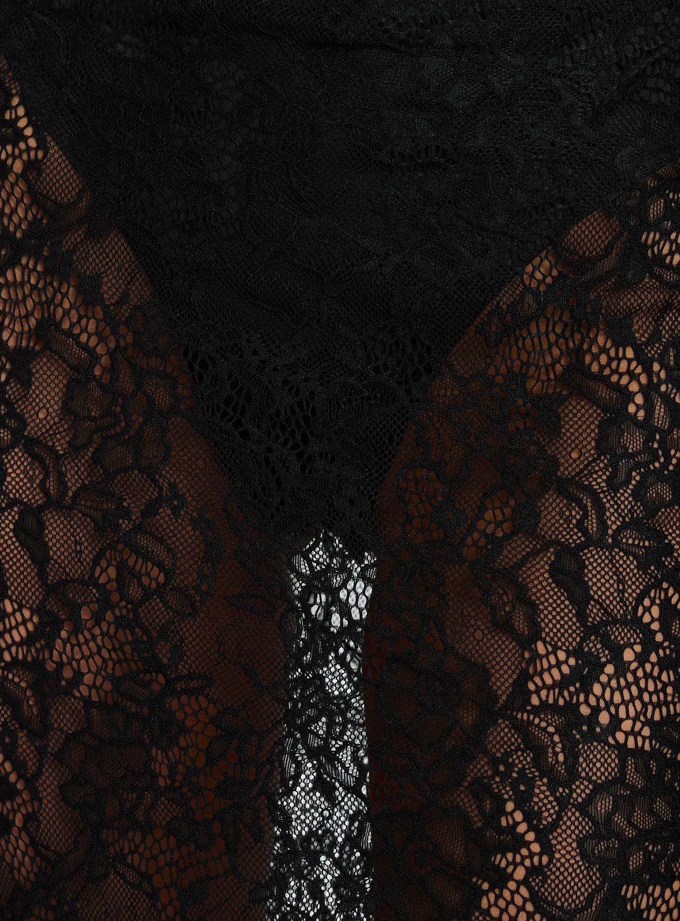 Yvanna Lace Maxi Dress Black - Image 7