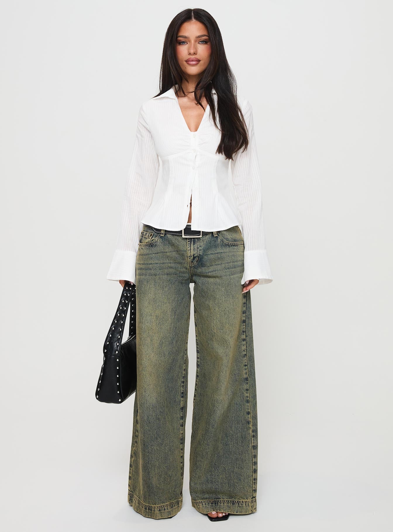 Elowenn Long Sleeve Top White - Image 7