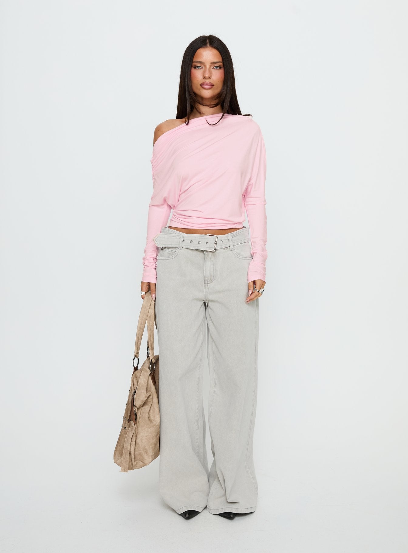 Party Hour Off Shoulder Top Pink - Image 7