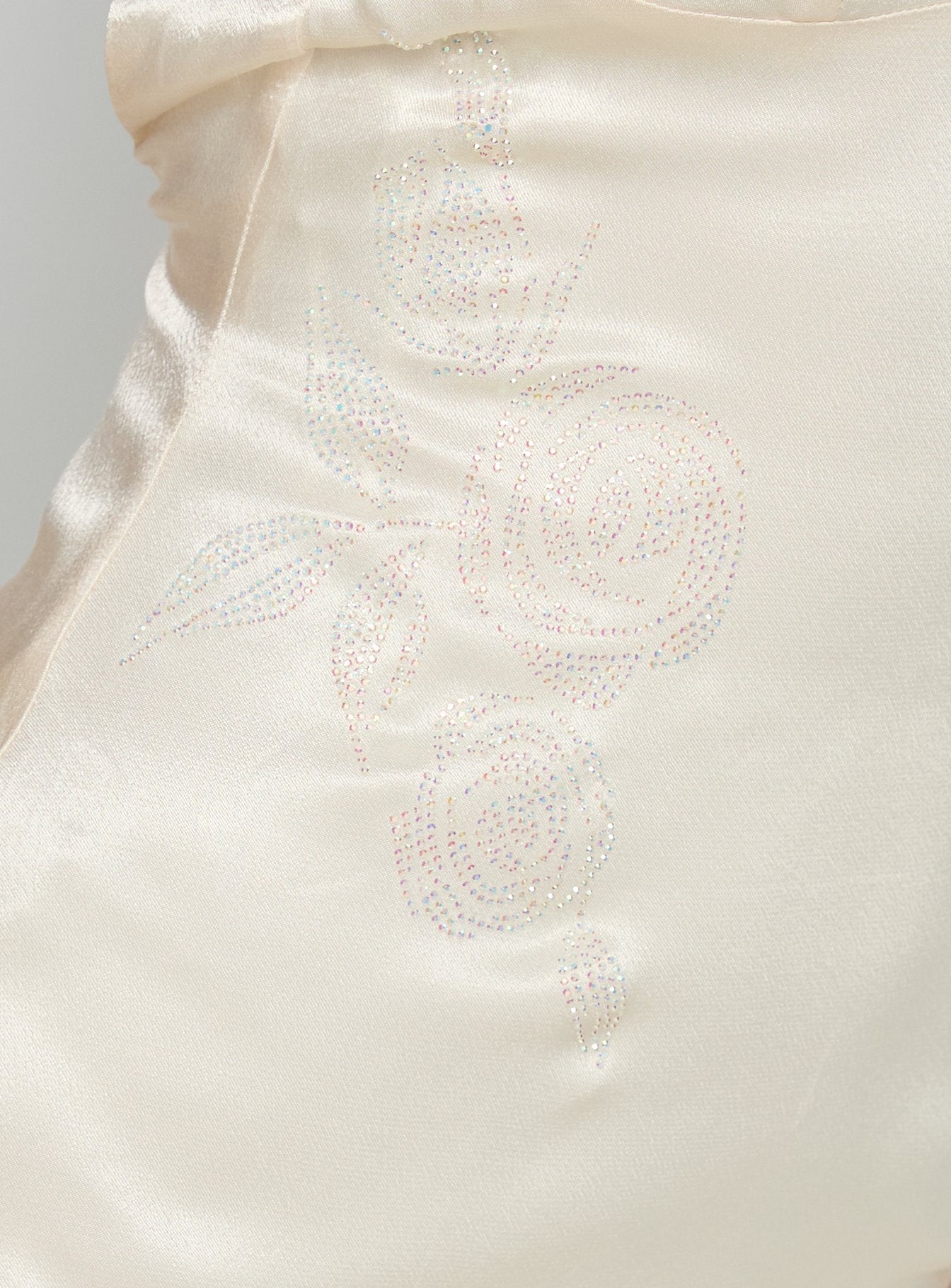 Catch You Up Beaded Mini Dress Cream - Image 7