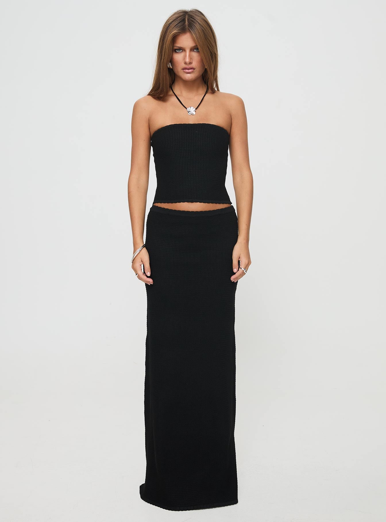 Just Like That Maxi Skirt Black - Image 7