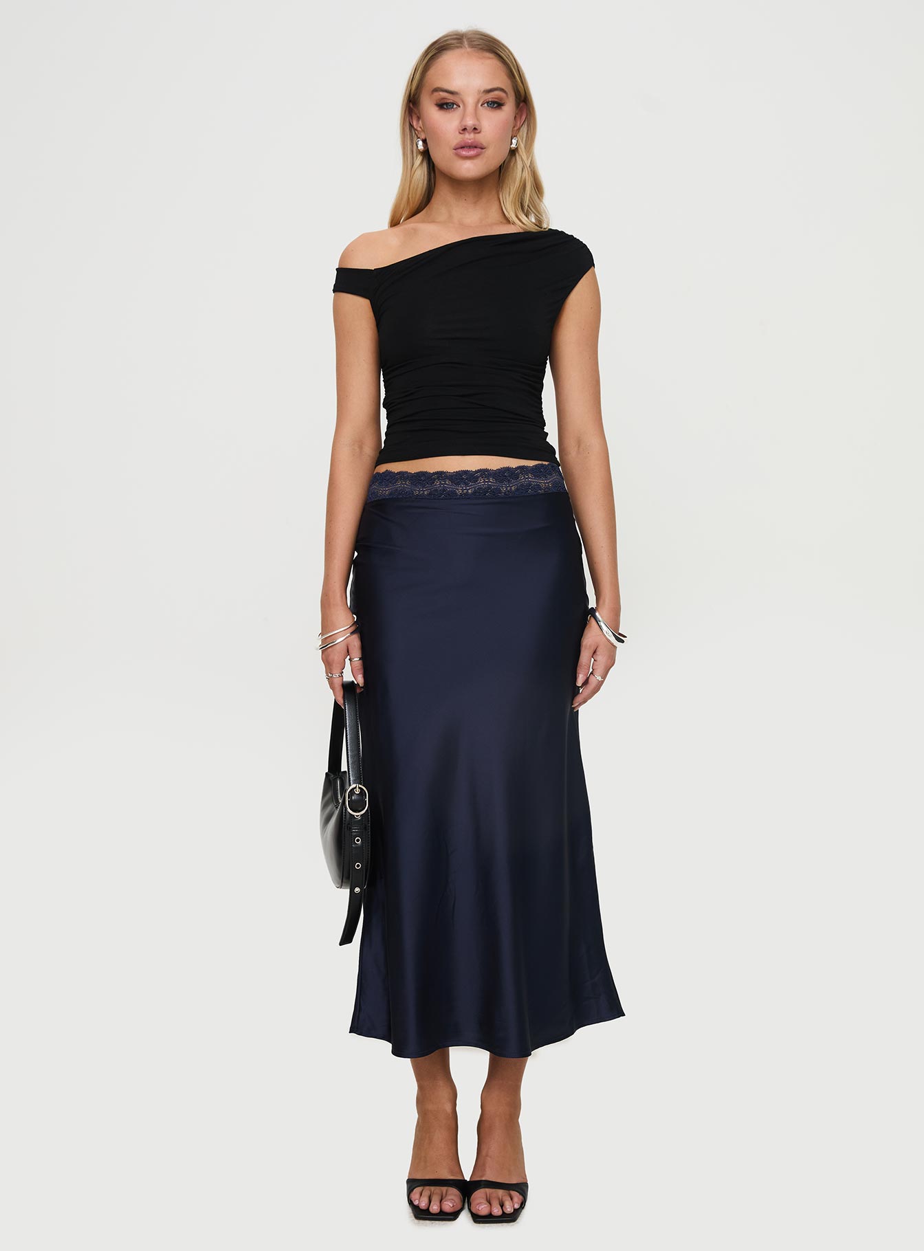 The Charmaine Maxi Skirt Navy - Image 7