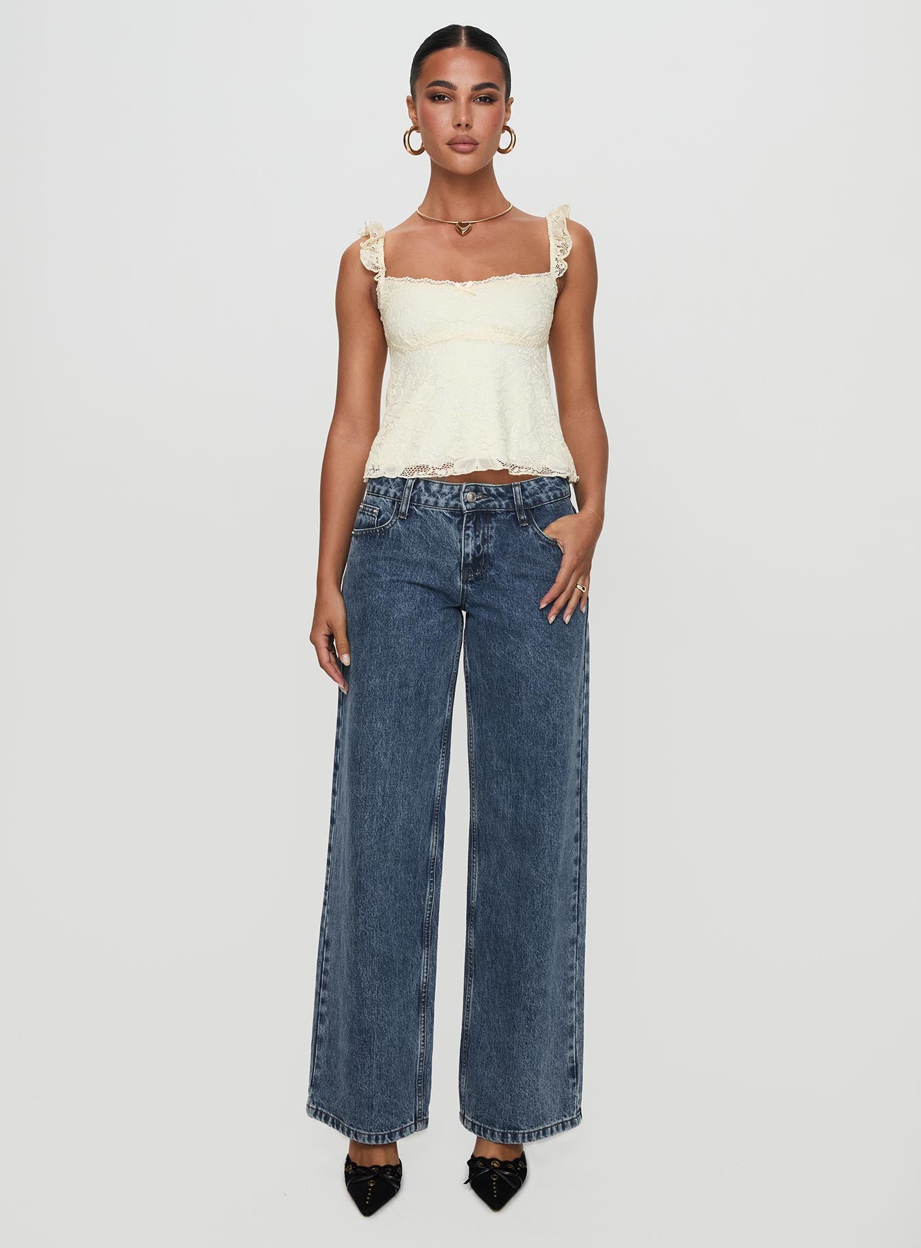 Madaleine Lace Top Cream - Image 7