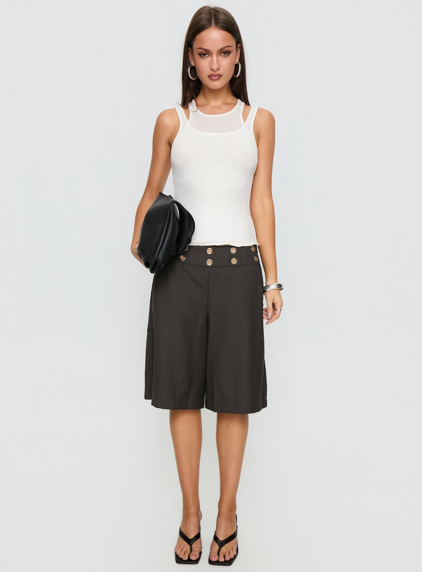 Teza Eyelet Jorts Grey - Image 8