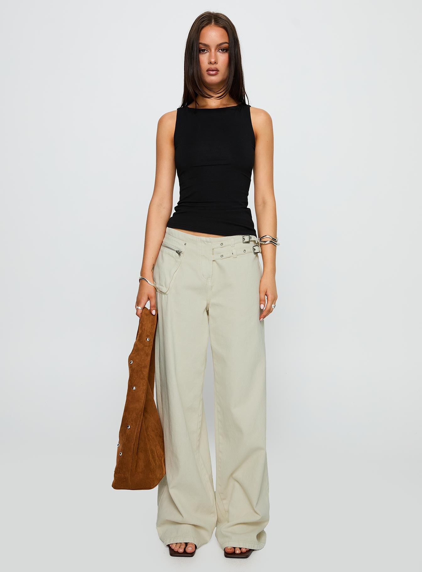 Lose Your Number High Neck Top Black - Image 7