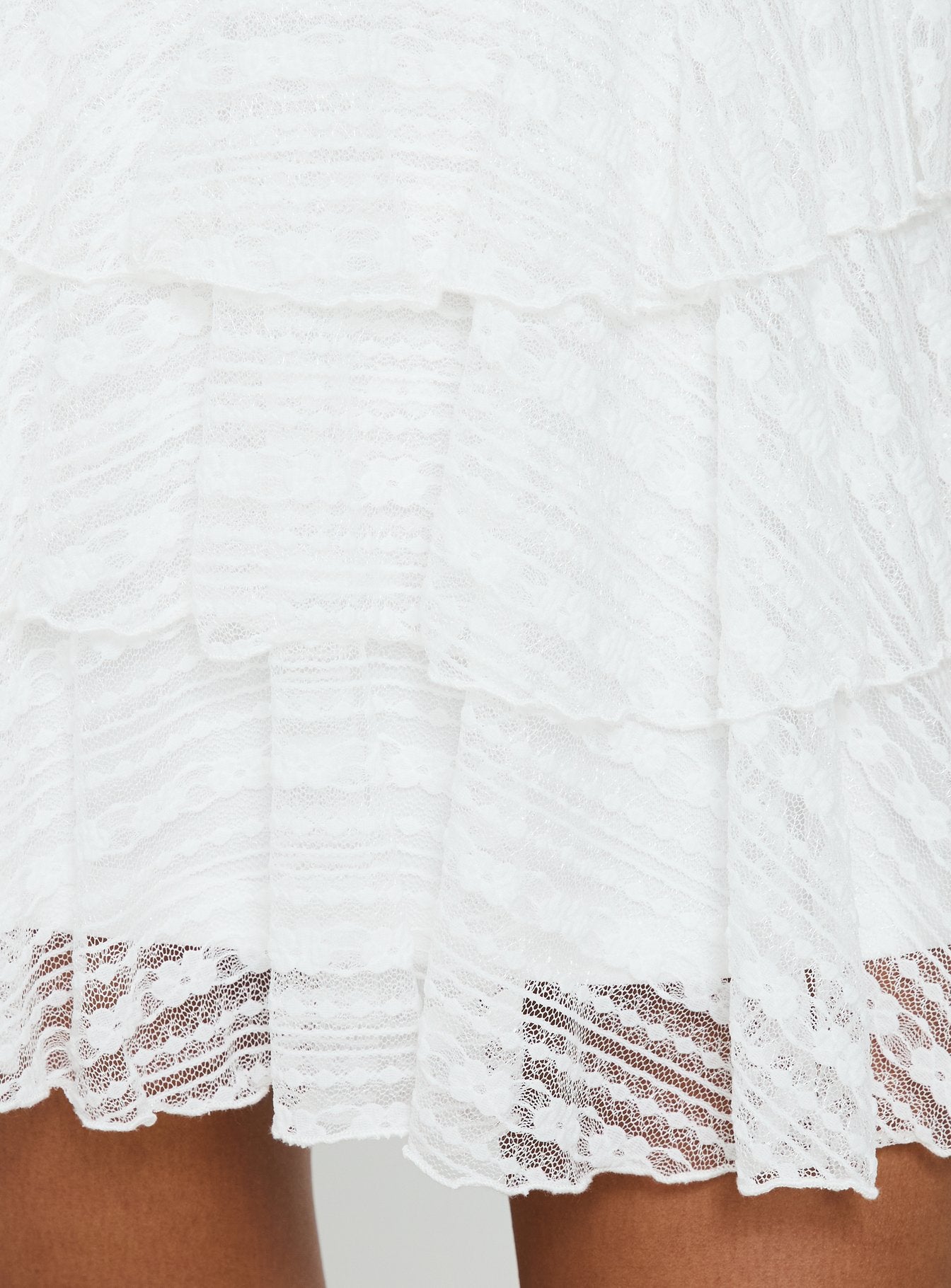 Emarie Strapless Mini Dress White - Image 7