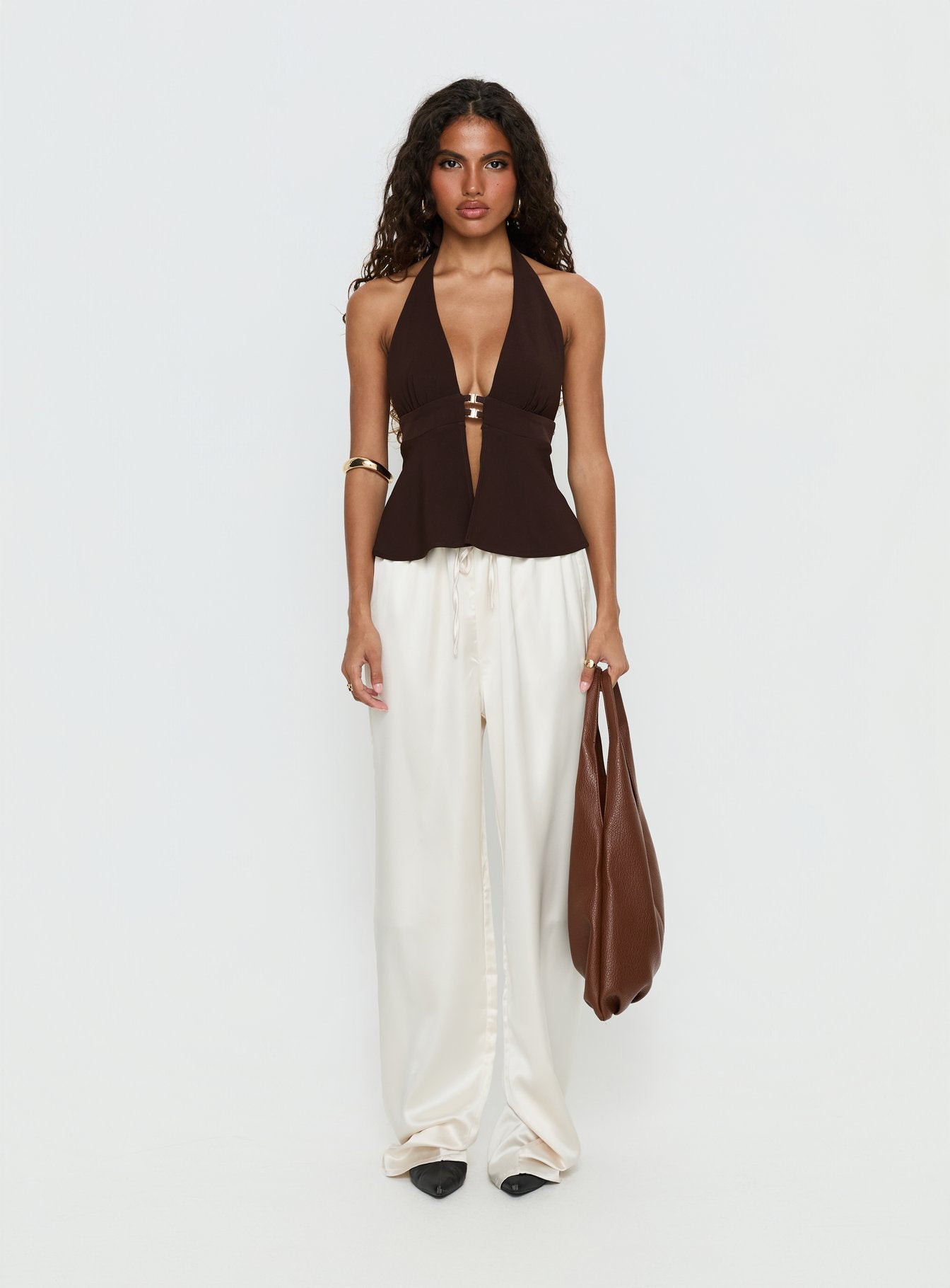 Brealle Halter Top Chocolate - Image 6