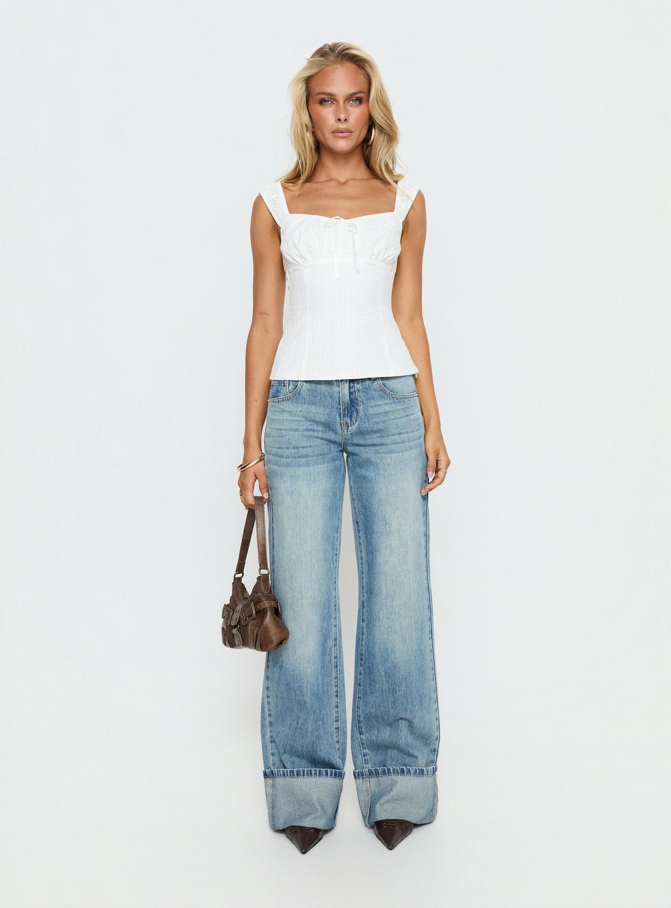 Garconne Textured Top White - Image 7