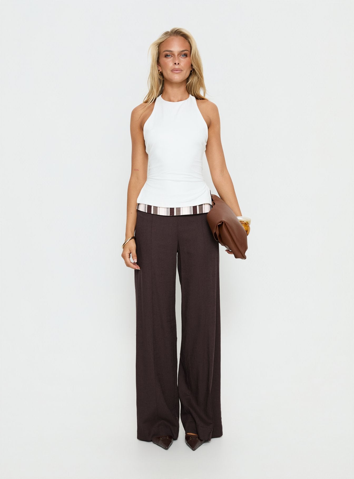 Quenlin Folded Straight Leg Pant Multi - Image 7