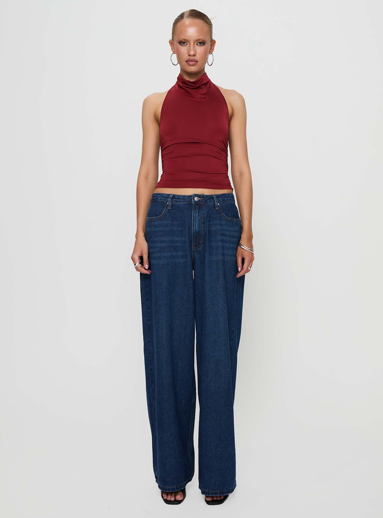 Giggle Top Burgundy - Image 7