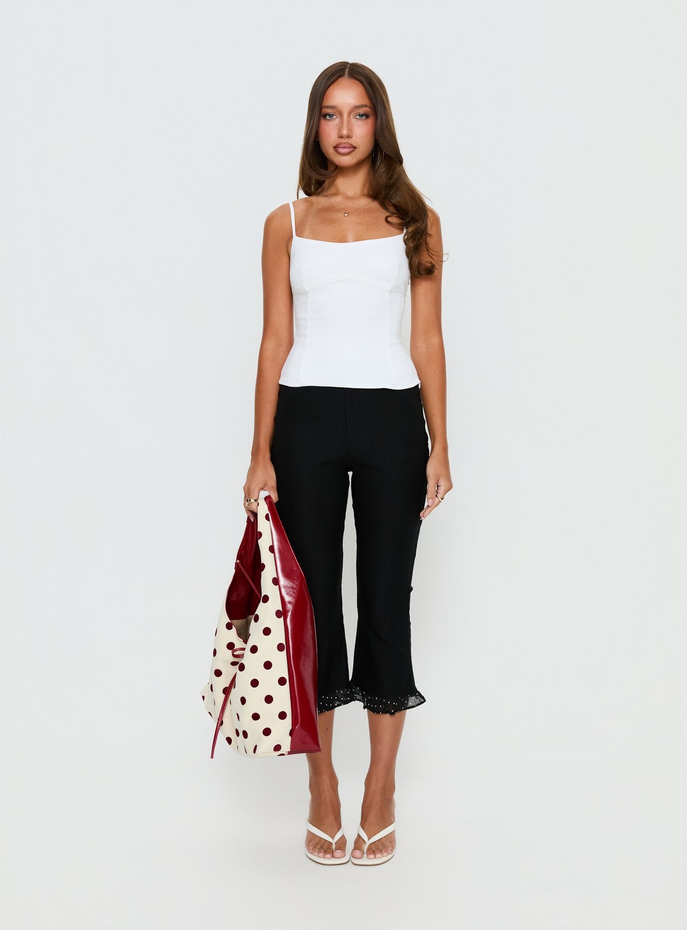 Elanah Structured Cami Top White - Image 7