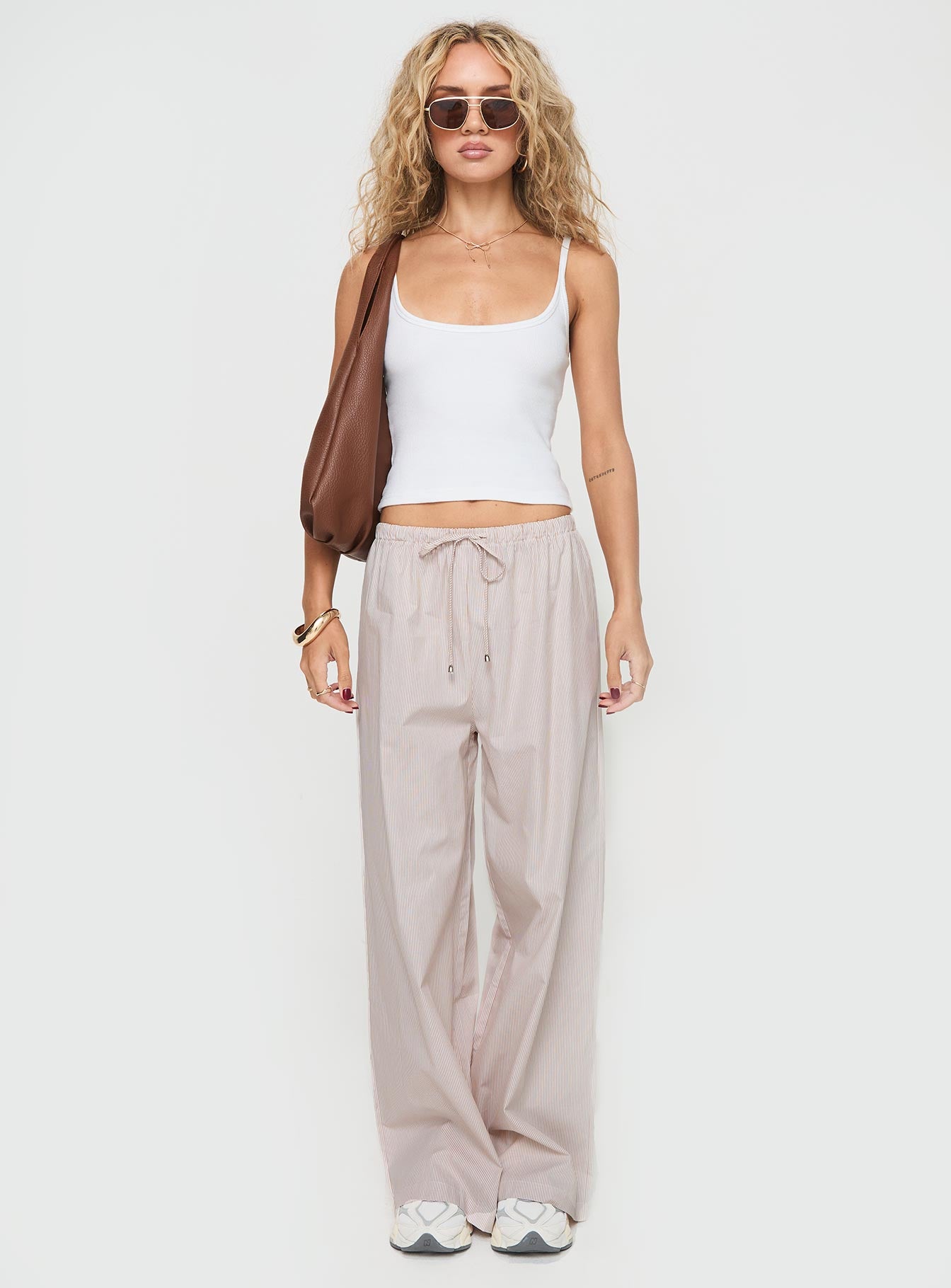 Ogilvie Pants Beige Stripe - Image 7