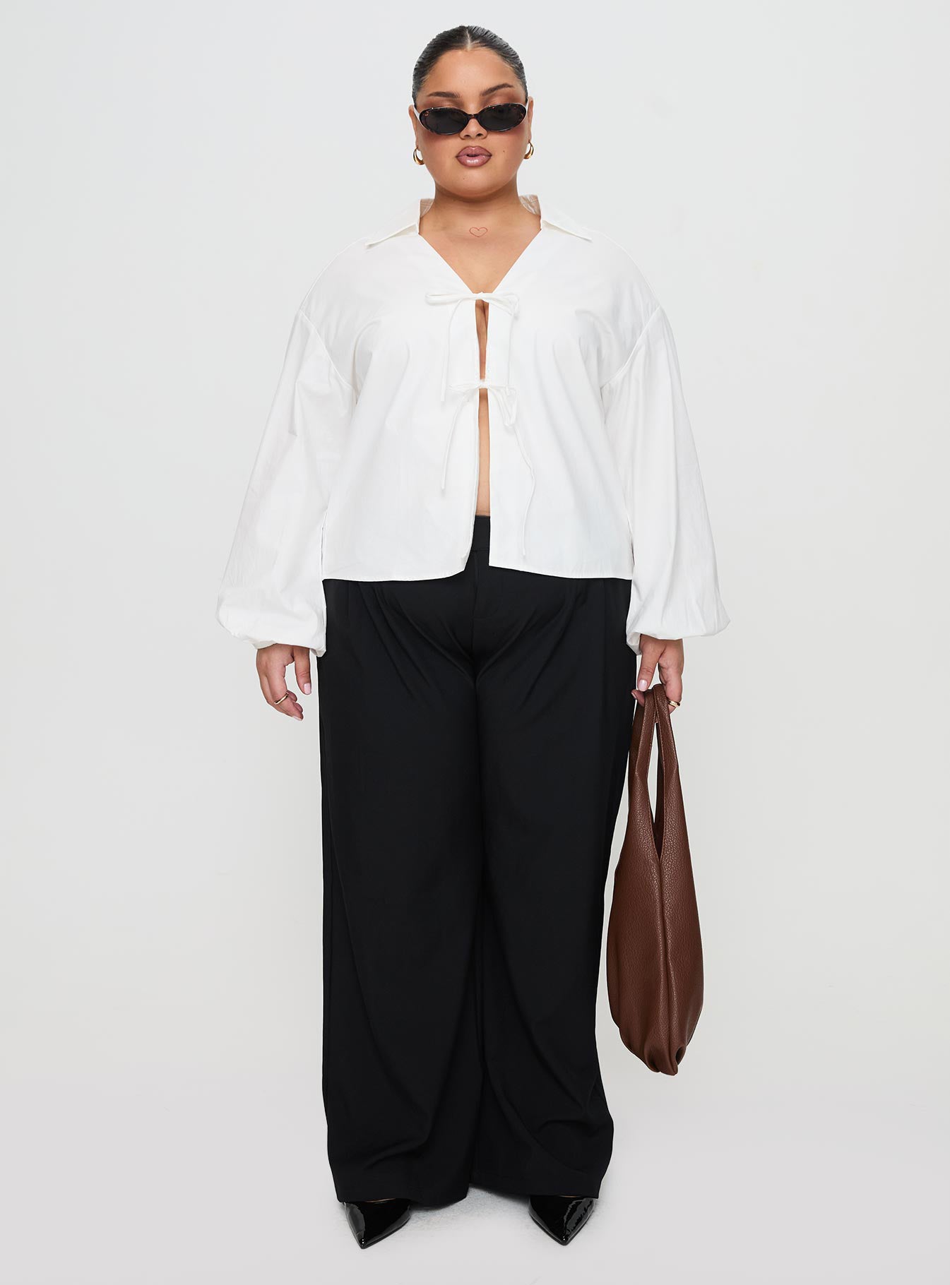 Rinon Long Sleeve Top White Curve - Image 7