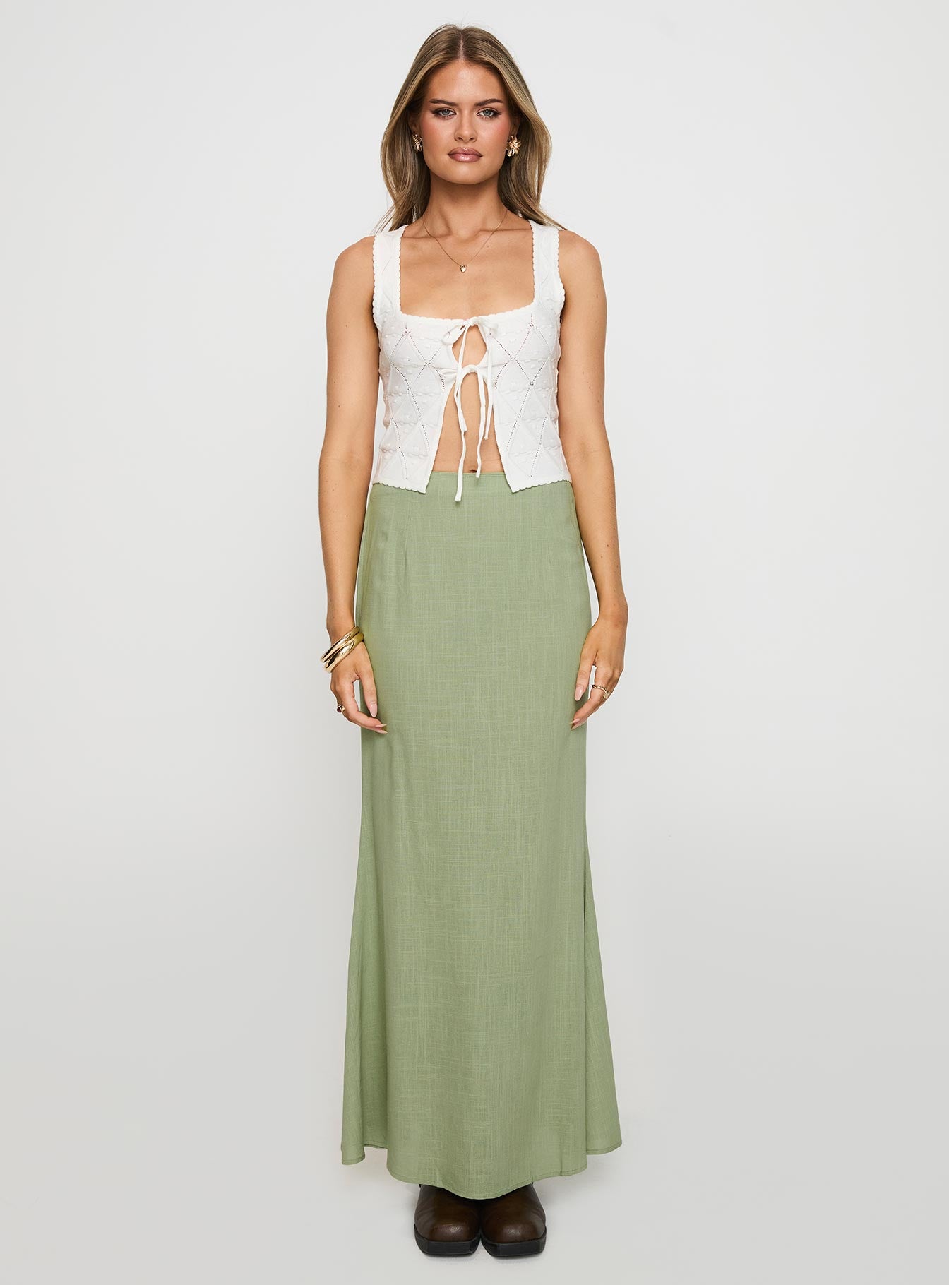 Giulia Knit Top White - Image 6
