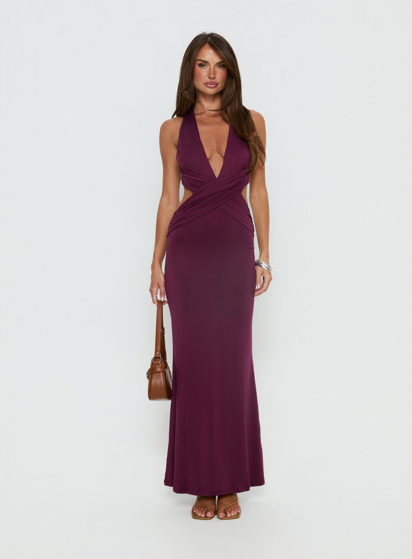 Bambia Maxi Dress Purple - Image 7