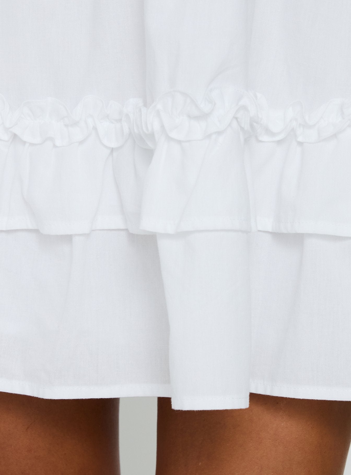 Enhancement Babydoll Mini Dress White - Image 7