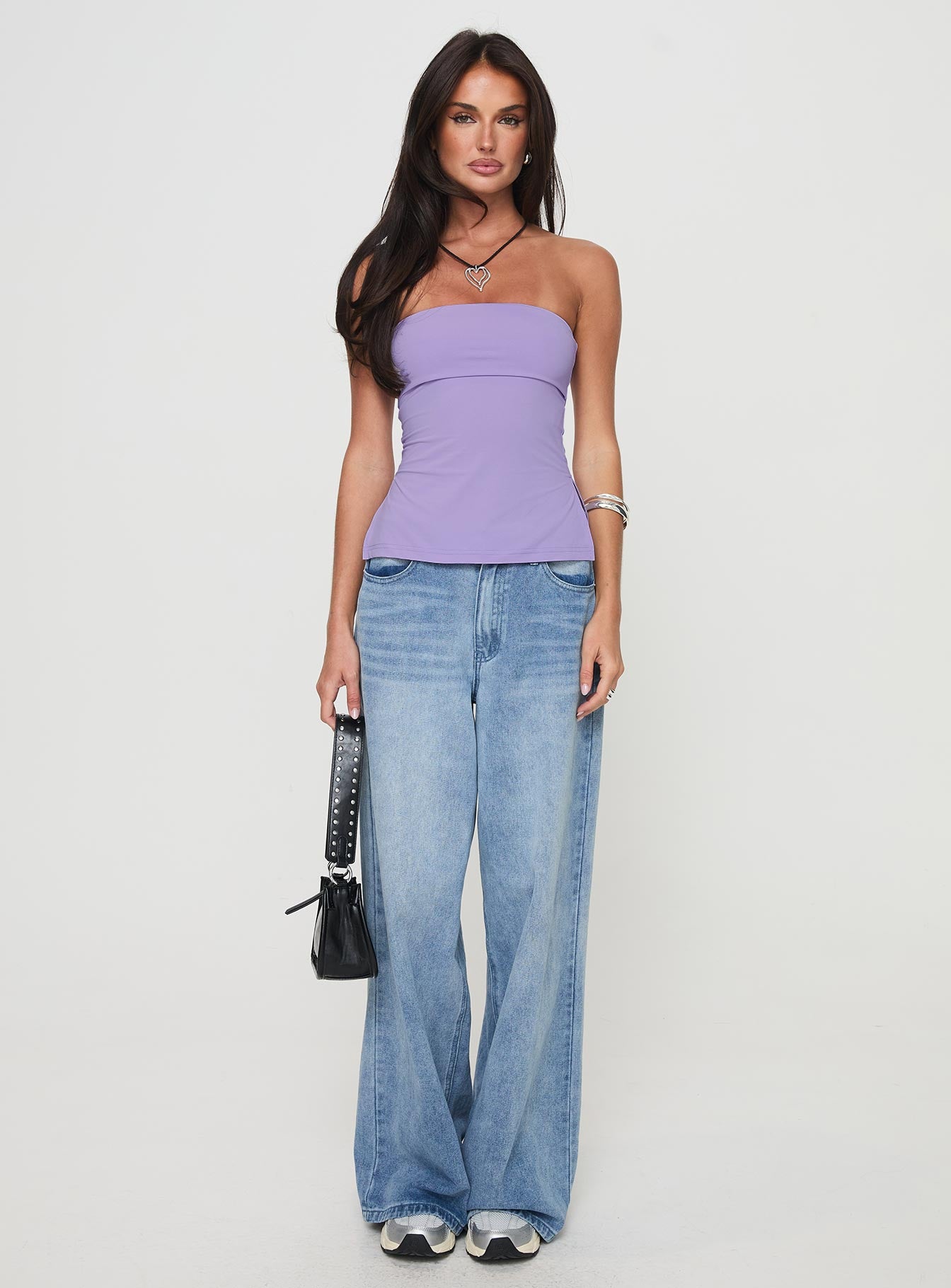 Strutter Strapless Top Purple - Image 7