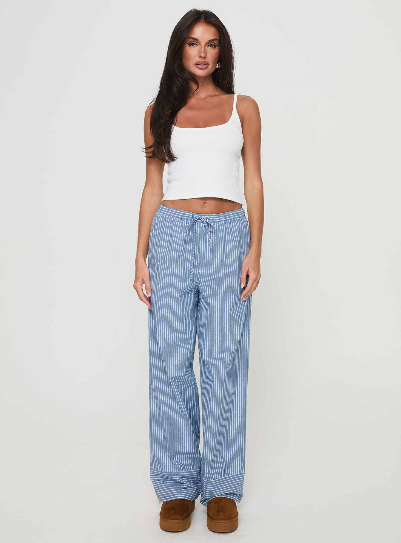 Veridian Pants Blue Stripe - Image 7