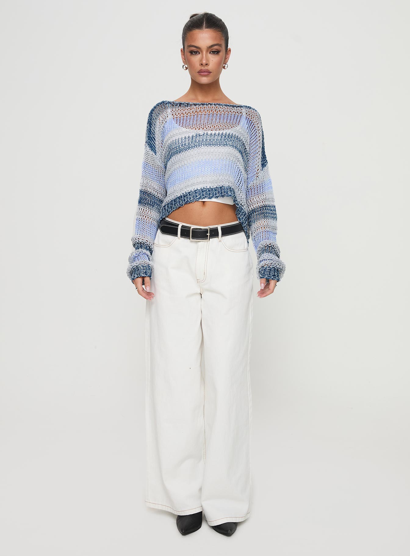 Perren Sweater Blue Stripe - Image 7