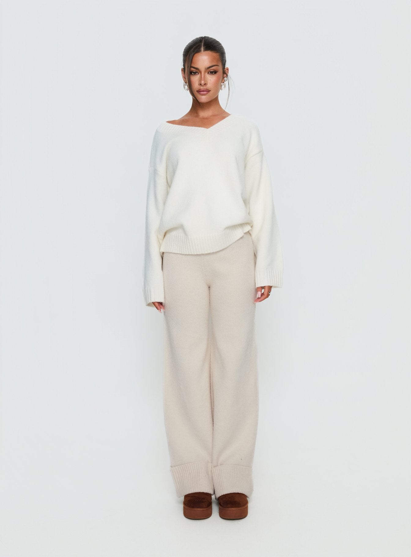Shinead Cuffed Pants White - Image 7
