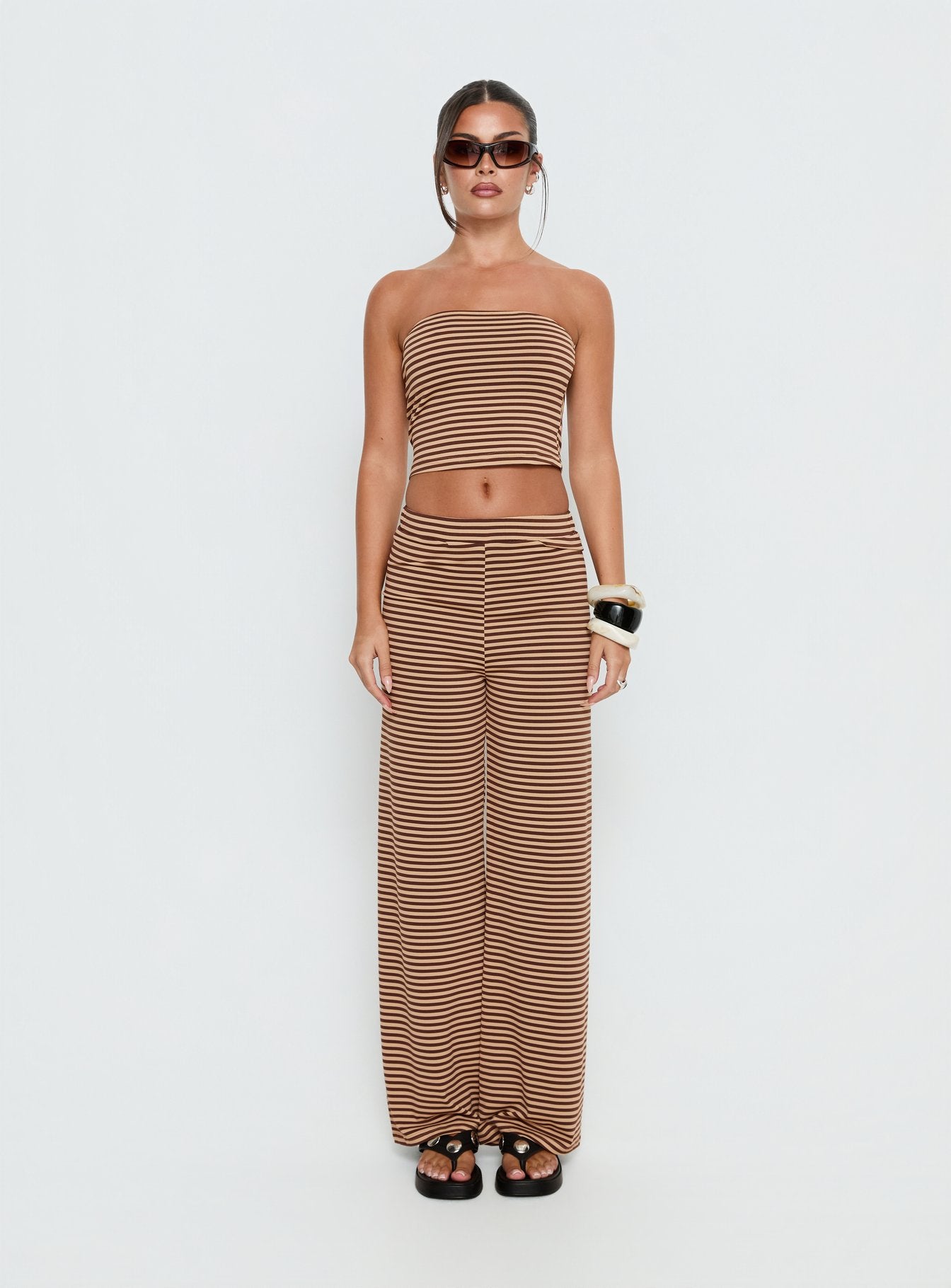 Timora Pants Brown Stripe - Image 7