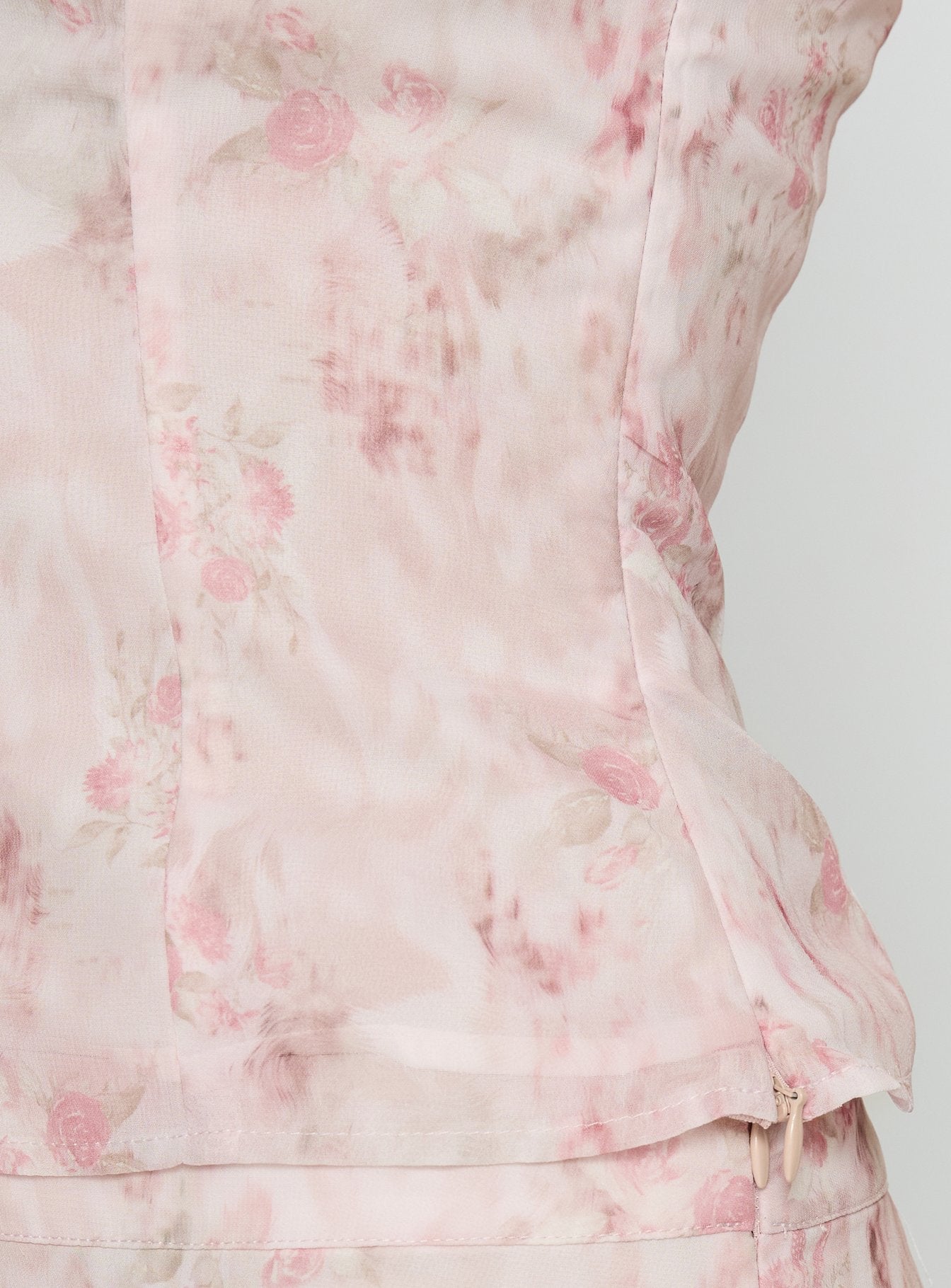 Avaline Lace Trim Blouse Top Pink - Image 7
