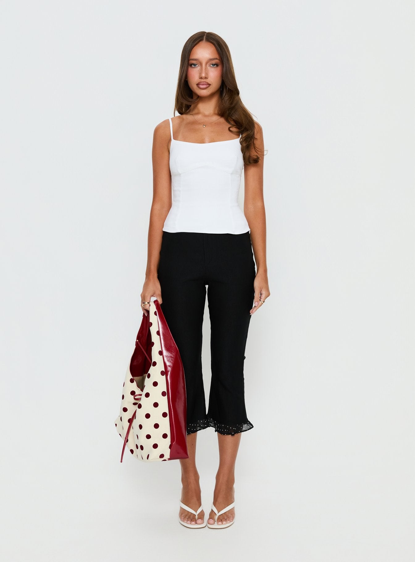 Darsie Frill Capri Black Polka Dot - Image 7