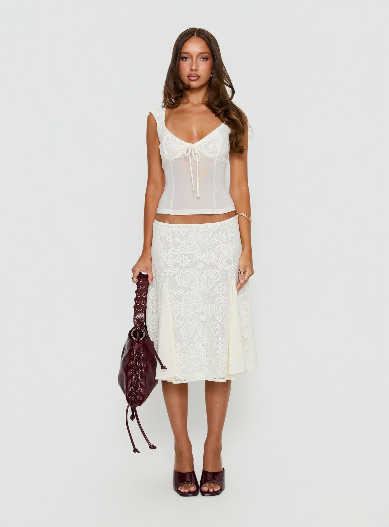 Quani Lace Top Cream - Image 7