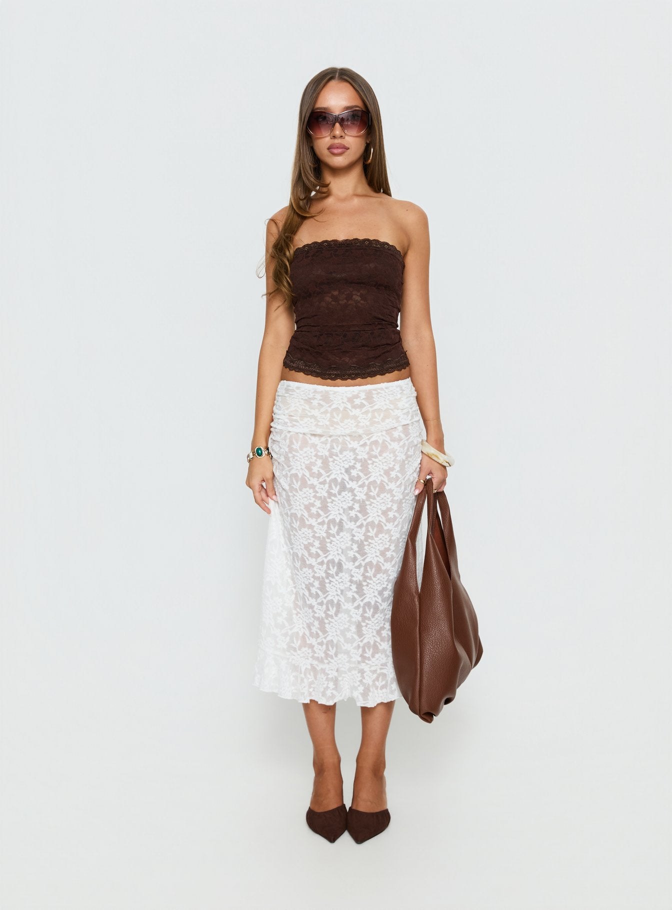 Mochapella Strapless Top Chocolate - Image 7