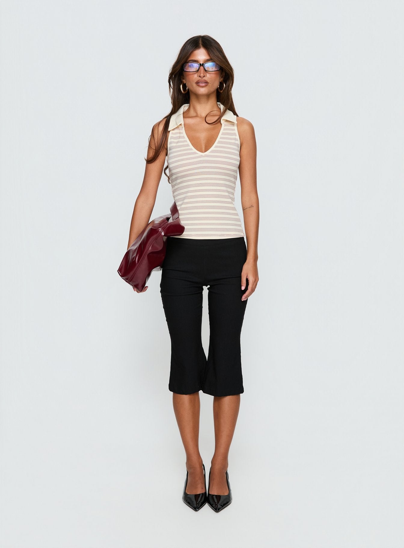 Celeah Collared Top Stripe - Image 7