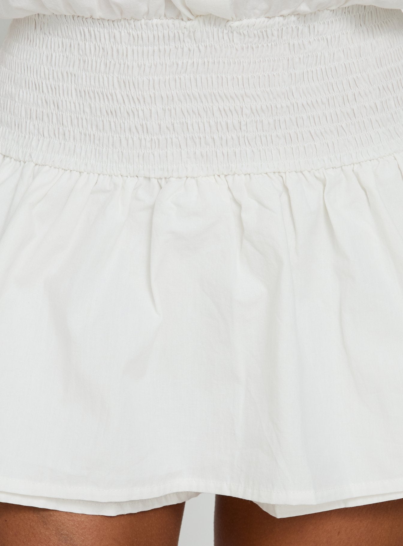 Nilufer Collared Playsuit White - Image 7