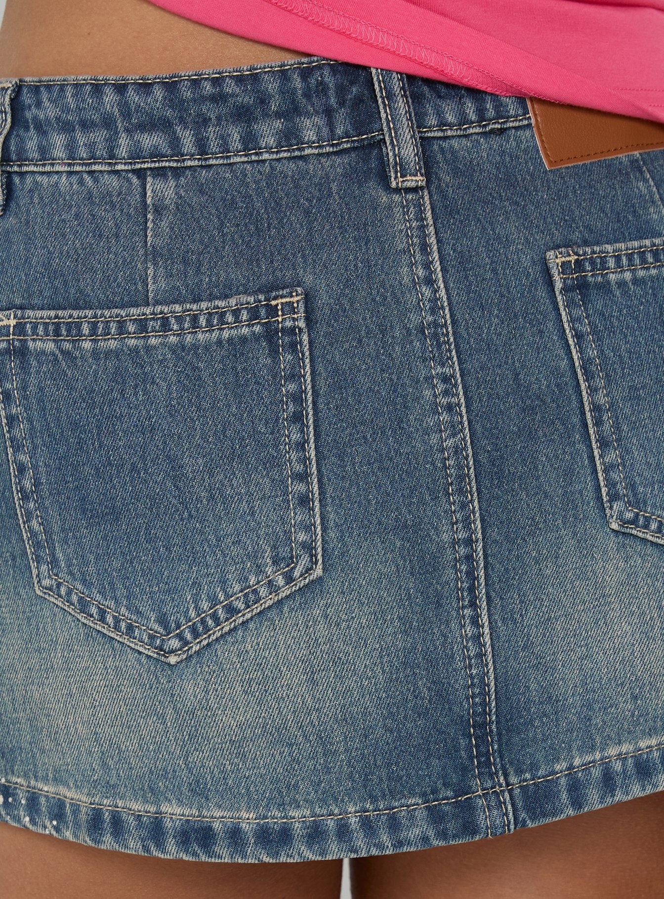 Beck And Call Small Diamante Skort Blue - Image 7